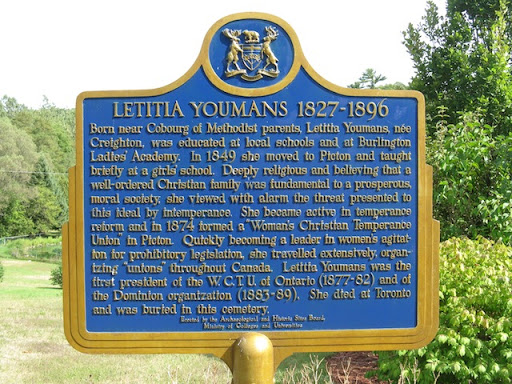 Born near Cobourg of Methodist parents, Letitia Youmans, née Creighton, was educated at local schools and at Burlington Ladies' Academy. In 1849 she moved to Picton and taught briefly at a girls'...