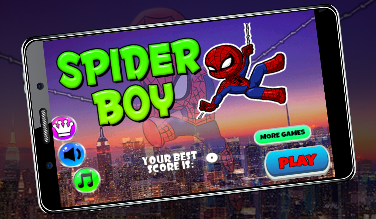 Android application Spider Boy screenshort