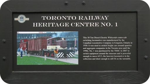 This 45 tonne Diesel-Electric Whitcomb centre-cab switching locomotive was manufactured by the Canadian Locomotive Company in Kingston, Ontario, in 1950. It was used to switch freight cars around...