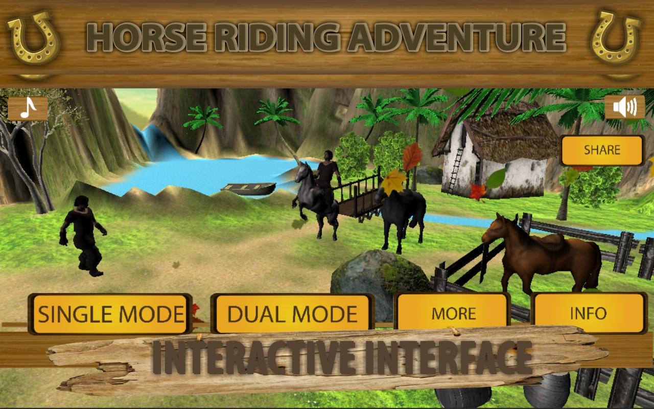 Android application Horse Riding Adventure screenshort