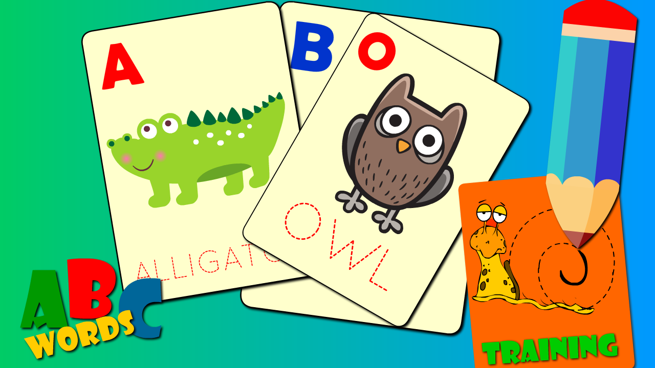 Android application ABC Learning words toddlers screenshort