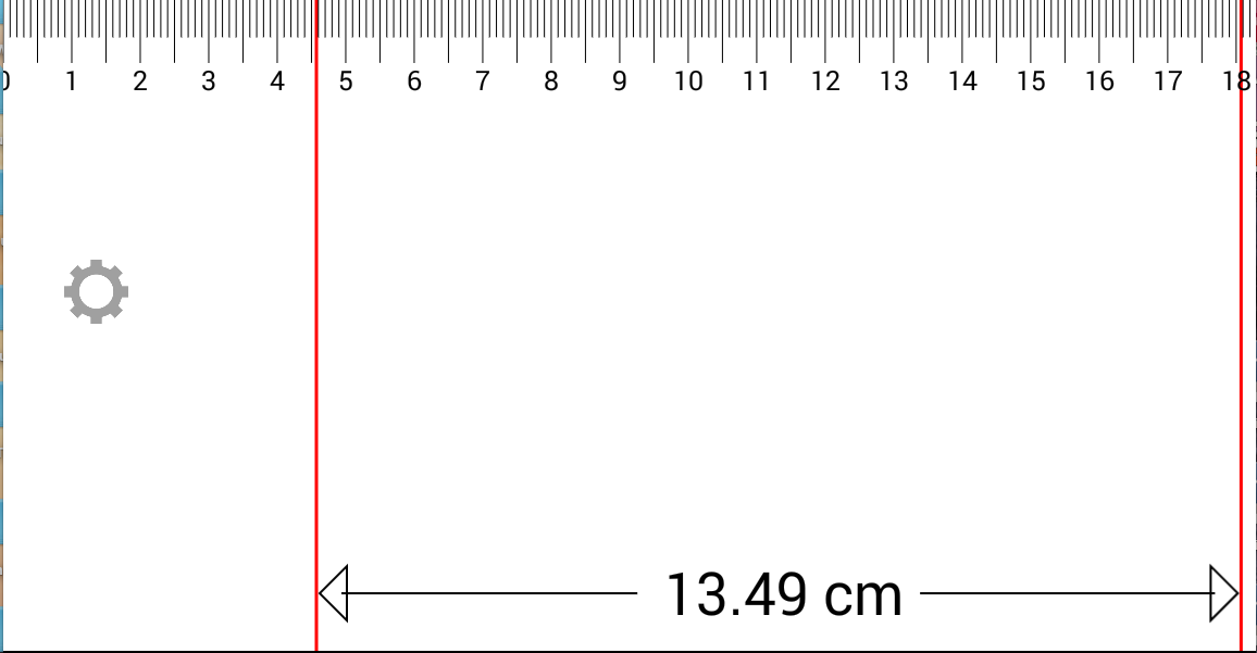 Android application Smart Ruler For Measuring PRO screenshort