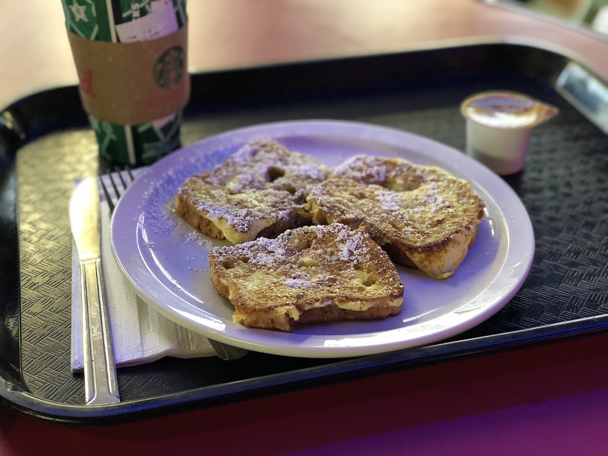 Gluten-Free French Toast at Charlie's Coffee Shop