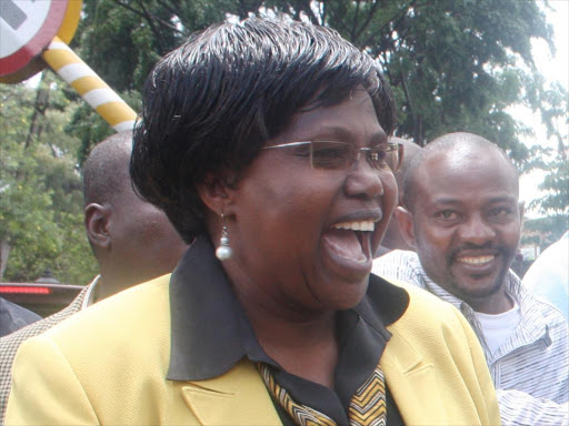 Former Naivasha MP Jane Kihara. /FILE