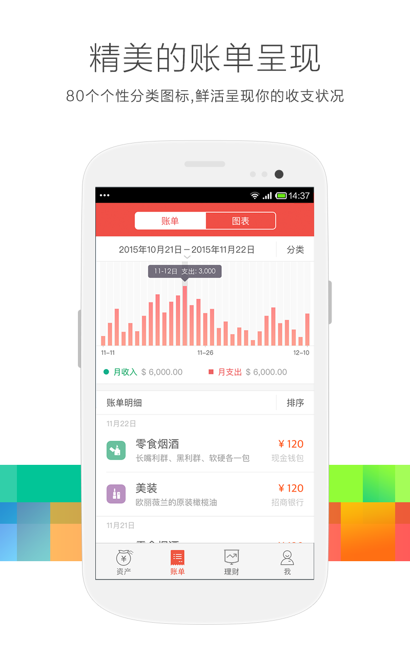 Android application 网易有钱 screenshort