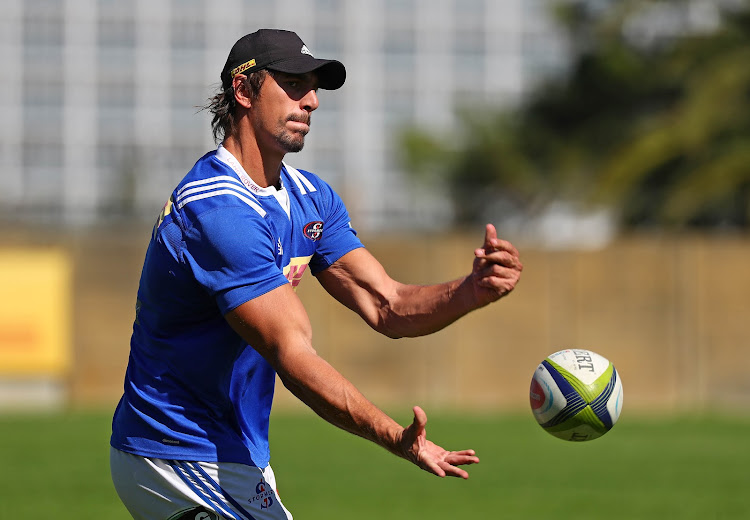 The DHL Stormers lock and Springboks captain Eben Etzebeth paricipates during the team's training session at Bellville HPC, Cape Town on Monday April 16 2018.