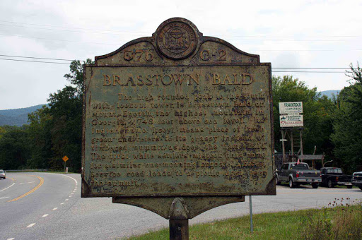 The high rounded peak to the south with lookout tower is Brasstown Bald or Mount Enotah, the highest mountain in Georgia 4,748 [Sic] feet above sea level. [The correct elevation is 4,784 ft.] Its...