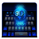 ダウンロード 3D Neon Hologram Keyboard Theme をインストールする 最新 APK ダウンローダ