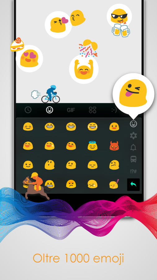 Android application TouchPal Emoji Keyboard screenshort