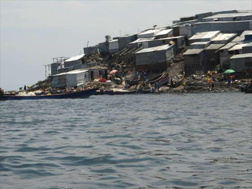 DISPUTED: Migingo Island where Ugandan security officers said IEBC officials set camp without permission.