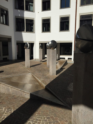 Brunnen im Innenhof des Neuen Rathauses
