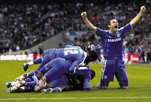 Chelsea's Frank Lampard, right, said the team's revival under Roberto di Matteo has given them belief that they will mount a serious challenge against Barcelona in their first leg Champions League semifinal tomorrow night Picture: EDDIE KEOGH/GALLO IMAGES