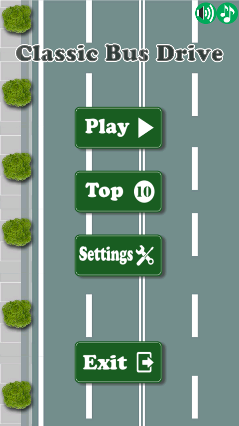 Android application Classic Bus Drive screenshort