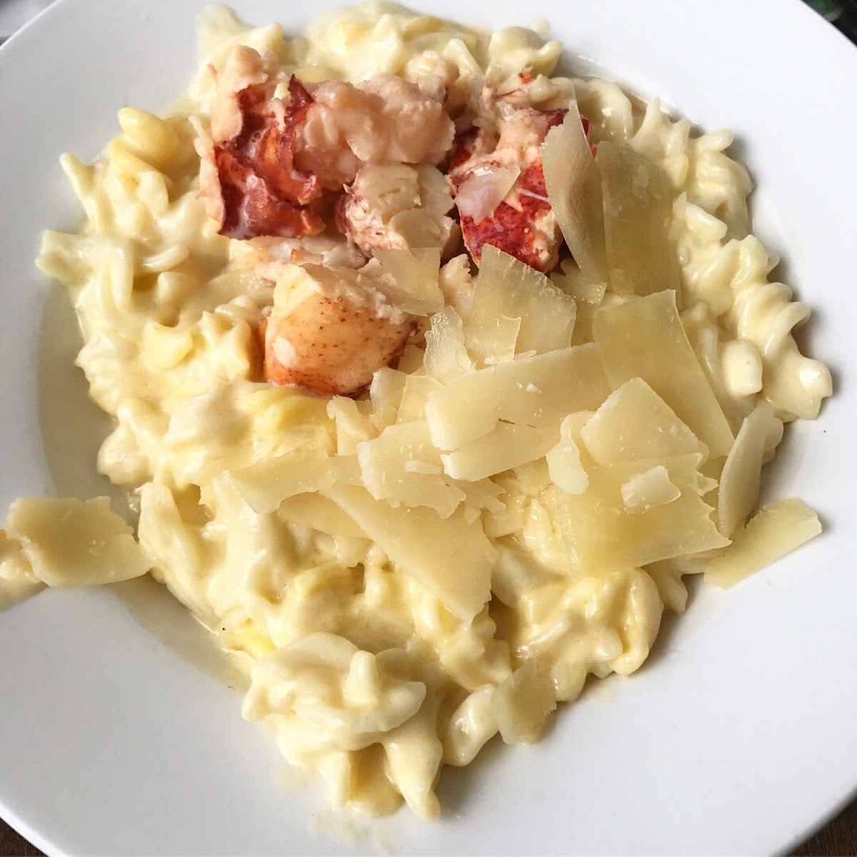 Gluten free lobster mac and cheese