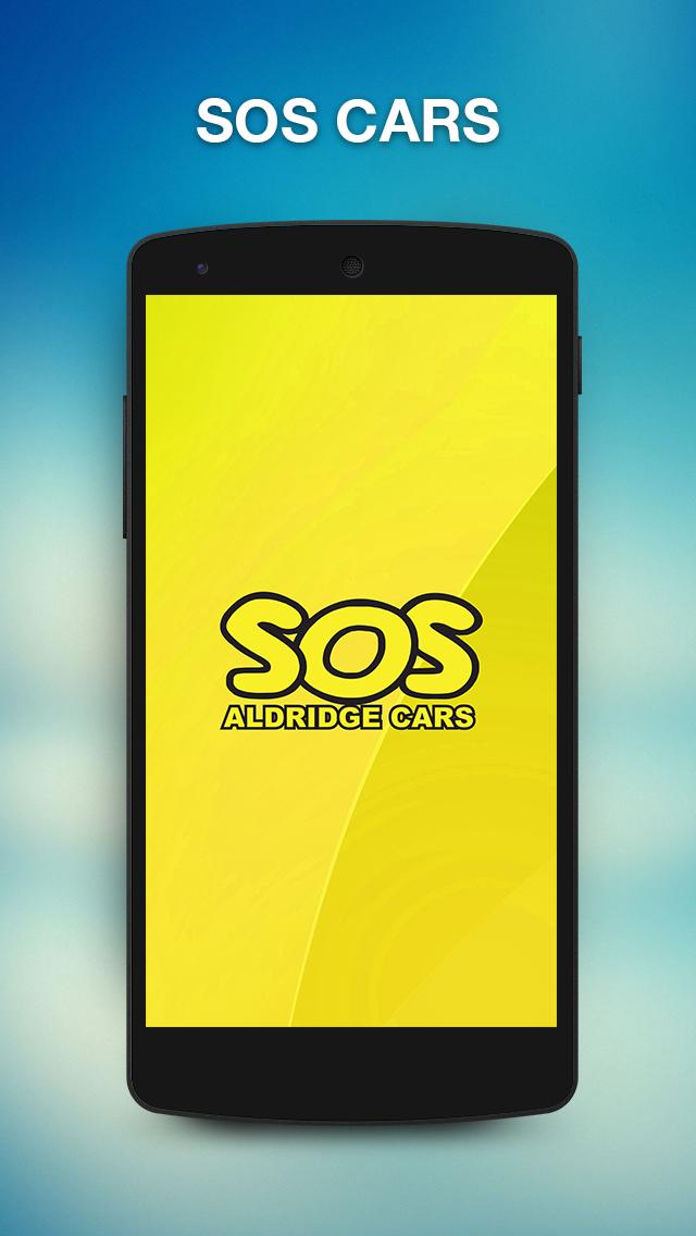 Android application SOS Aldridge Cars screenshort