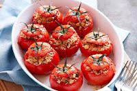 Chicken Tikka Stuffed Tomatoes