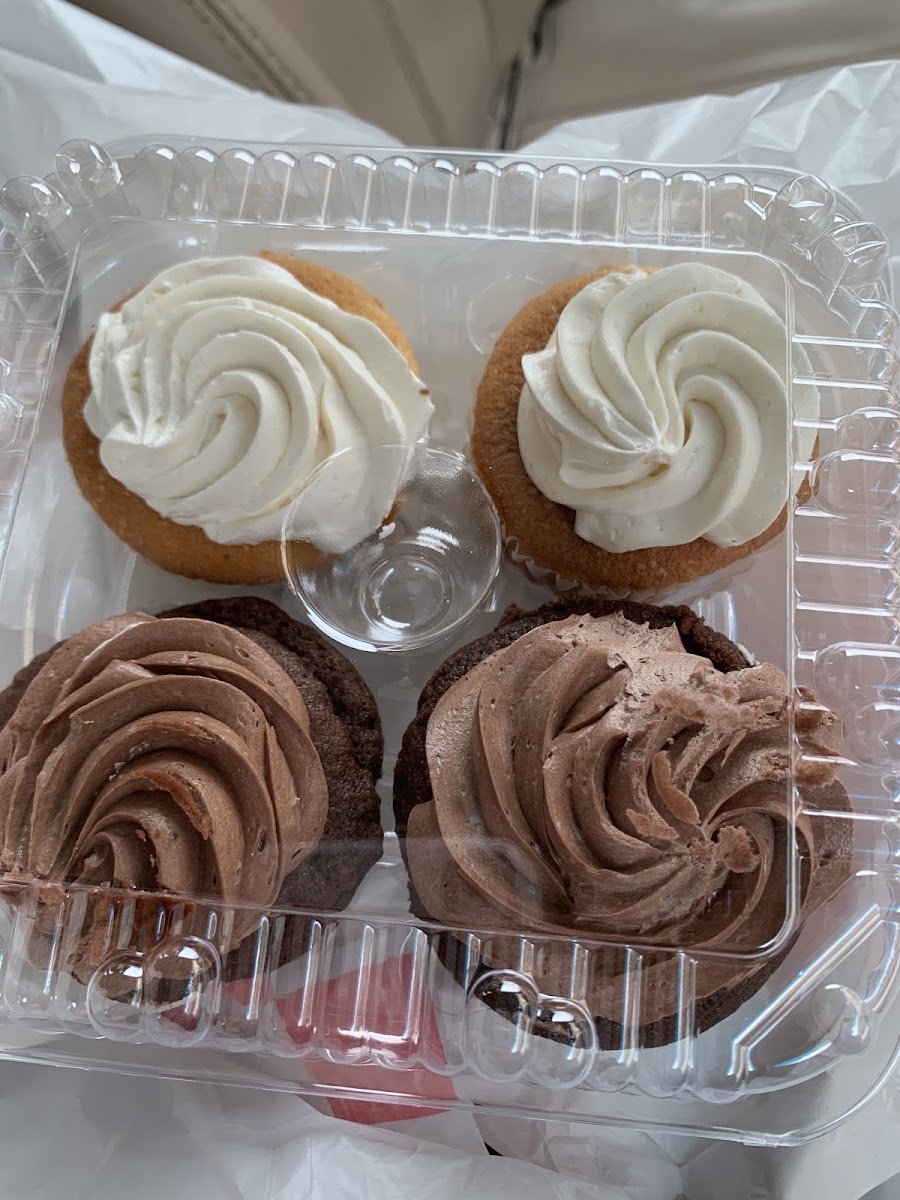 Gluten-Free Cupcakes at Wildflour Bakery/Cafe