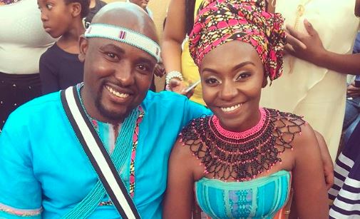 Actress Zethu Dlomo got married to actor and director Lebo Mphahlele.