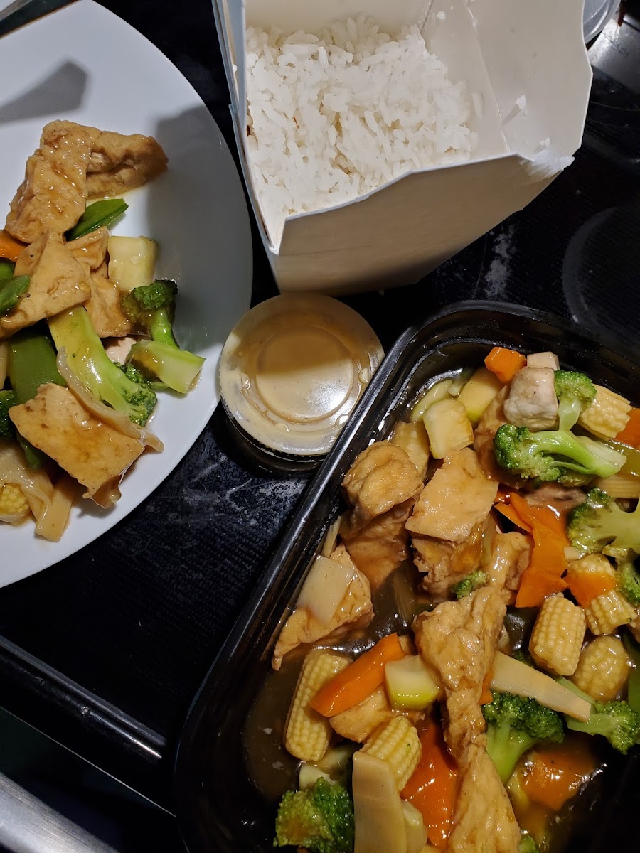Gluten free tofu & vegetables