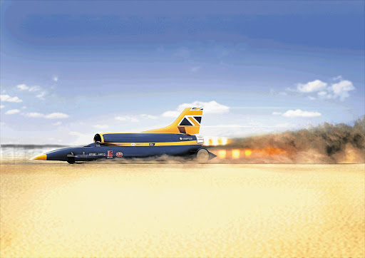 STUFF OF DREAMS: The Bloodhound SSC supersonic car on the Utah Flats. The Bloodhound project has thousands of science and maths pupils in South Africa, the UK and the rest of the world excited about the exploration of limits of speed. The Bloodhound plans to set a new record in Upington, Northern Cape, in 2014