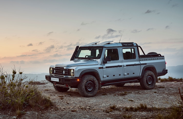 Ineos will bring the Quartermaster, the bakkie version of the Grenadier SUV.