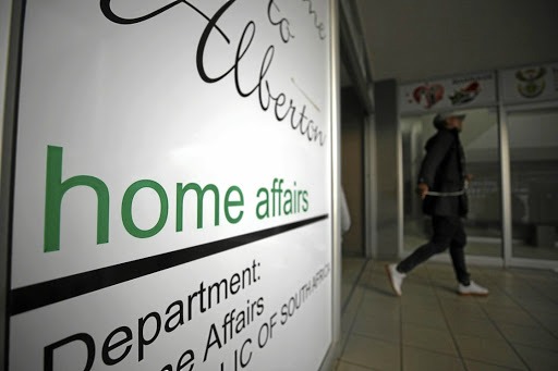 A home affairs office in Alberton, south of Johannesburg. Picture: ALAISTER RUSSELL