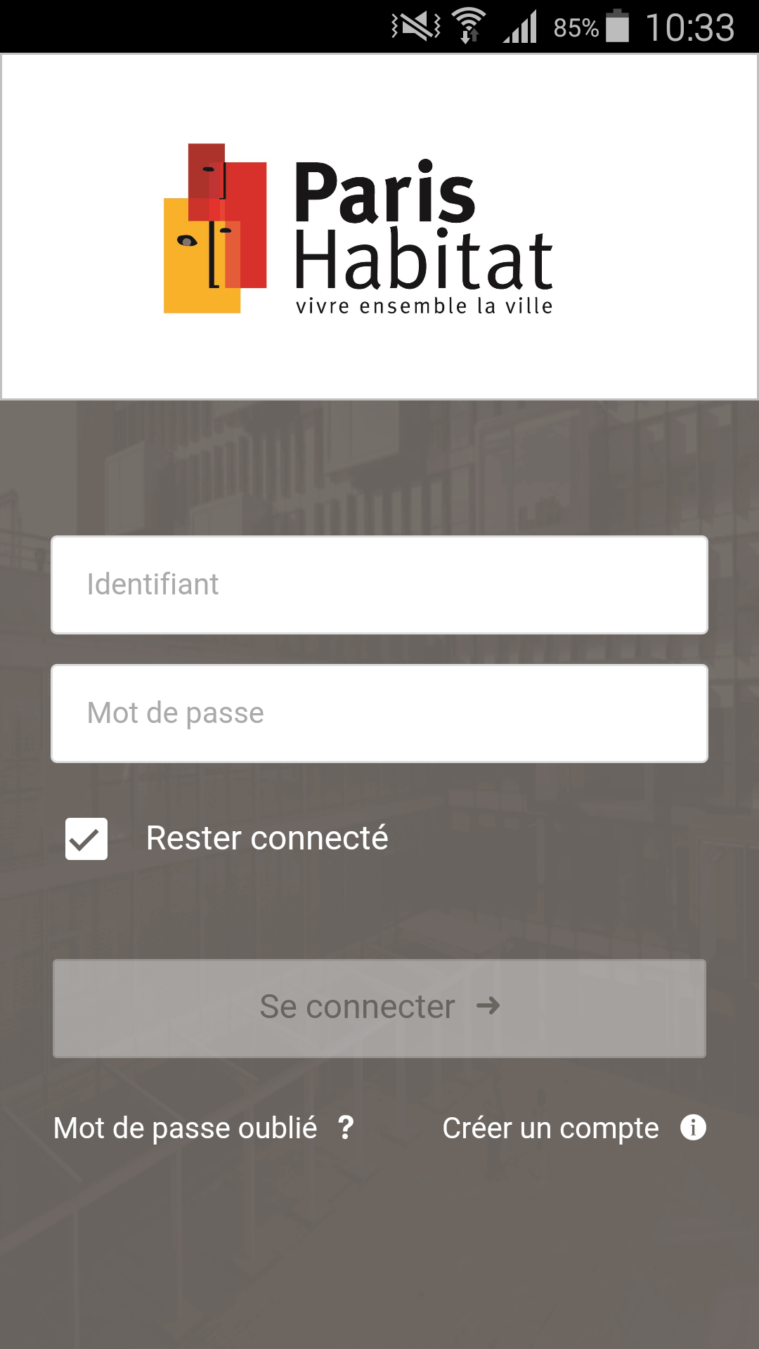 Android application De toit à toit screenshort