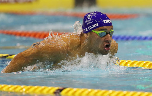 Chad Le Clos Men 200 LC Meter Butterfly Semi-Finals during day 3 of the 2017 SA National Aquatic Championships at Kings Park Aquatic Centre on April 05, 2017 in Durban, South Africa.