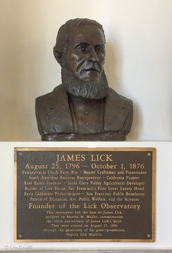 James Lick August 25, 1796 - October 1, 1876 Pennsylvania Dutch Farm Boy - Master Craftsman and Pianomaker - South American Business Entrepreneur - California Pioneer - Real Estate Investor -...