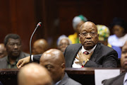 Former president Jacob Zuma during his court appearance at the Durban High Court on June 8 2018. File photo   