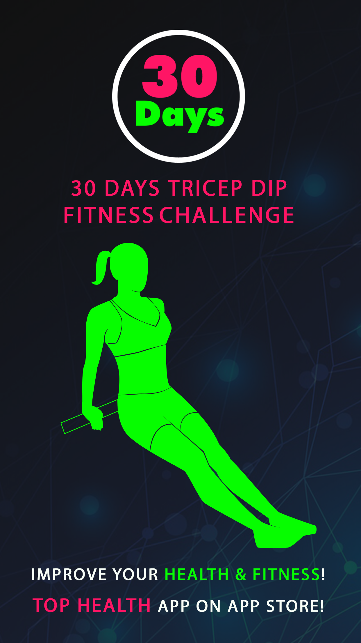 Android application 30 Day Tricep Dip Challenges screenshort