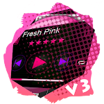 Fresh Pink PlayerPro Skin Apk