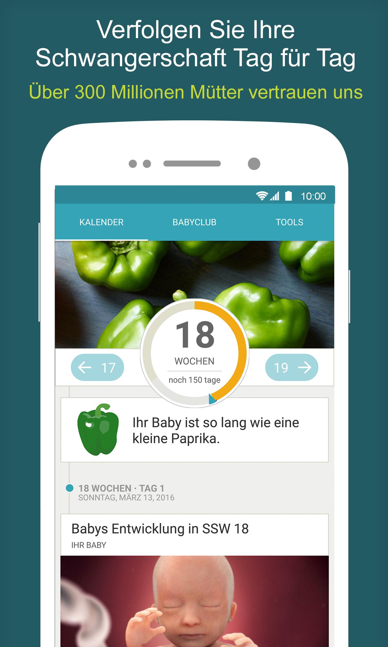 Android application Pregnancy App & Baby Tracker screenshort