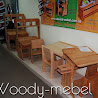 Детская мебель: парта с пеналом надстройкой и стулом (Школярик 1)