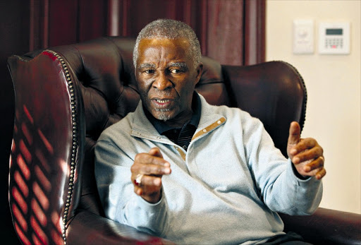 Former president Thabo Mbeki.