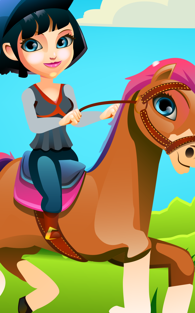 Android application Horses and Jump Game screenshort