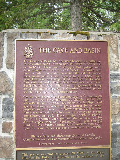   The Cave and Basin Springs were brought to public attention after being located by CPR construction workers in 1883. These and the Upper Hot Springs soon drew private entrepreneurs and tourists....