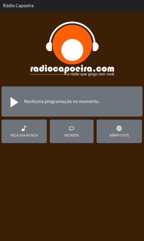 Android application Rádio Capoeira screenshort
