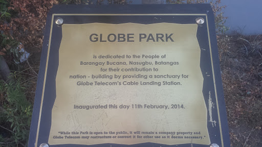 Globe Park Marker