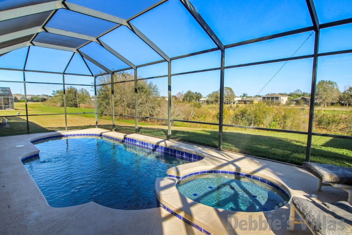 Scenic view from the private pool and spa of this West Haven vacation villa