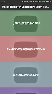 How to get Maths Tricks for Competitive Exam Shortcuts VIDEO patch 1.2 apk for android