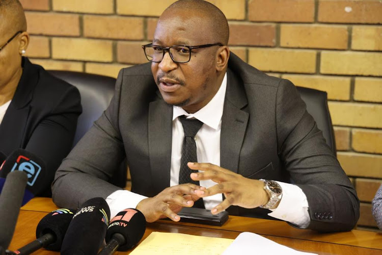 Gauteng education MEC Matome Chiloane has expressed condolences to the families of the teacher who was found dead at school and a pupil who died after a rugby match. File photo.