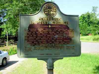 The Powellton Baptist Church, first known as Powell´s Creek Church, was constituted July 1st, 1786, with 26 Members by the Rev. Silas Mercer, the Rev. John Harvey, And the Rev. John Thomas. The...