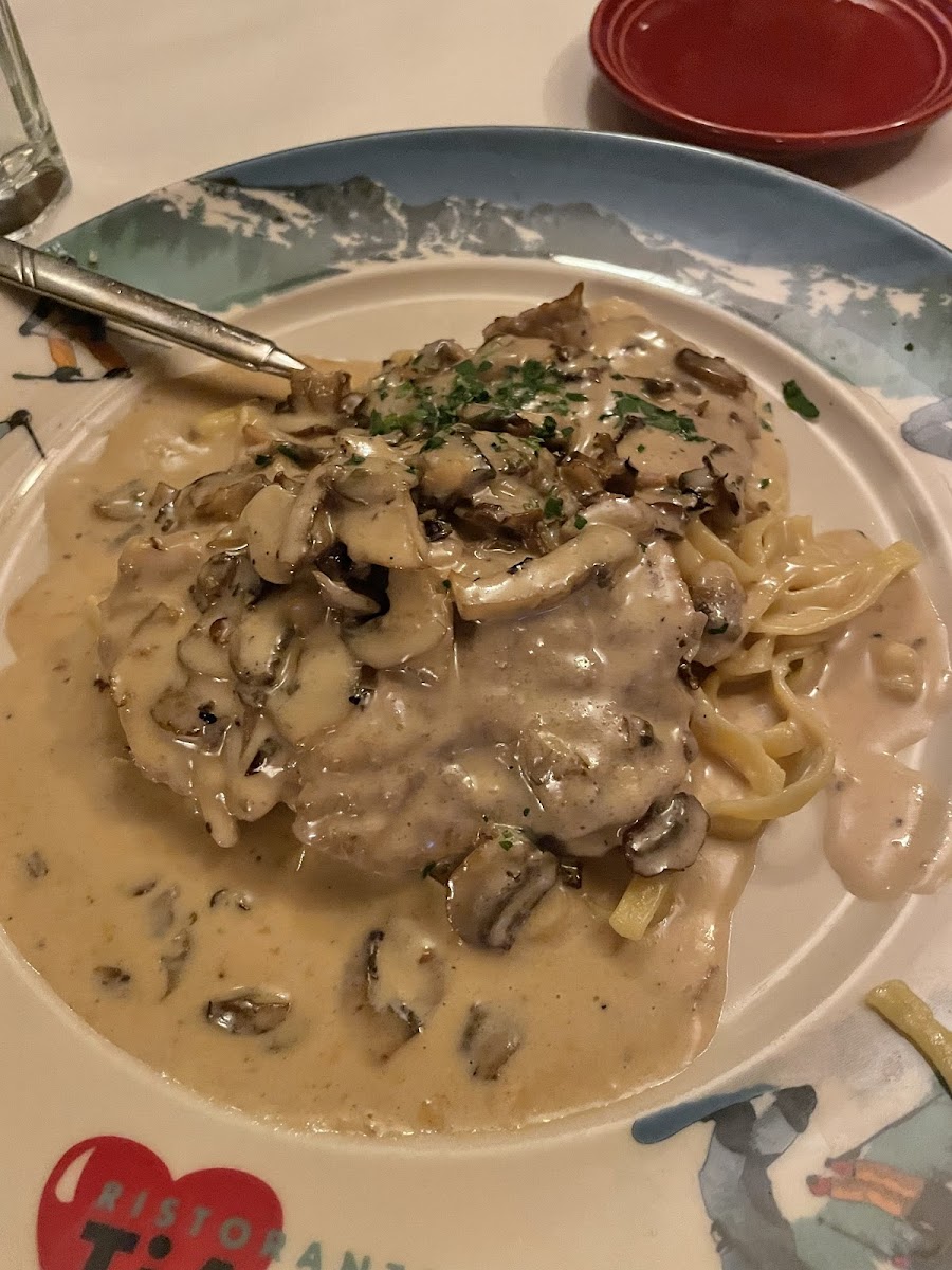 Veal Marsala with gluten-free