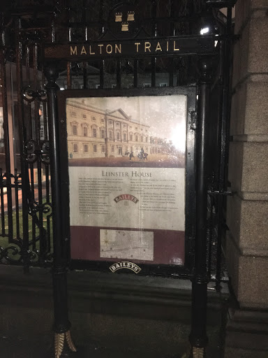 Malton Trail Leinster House Information Sign