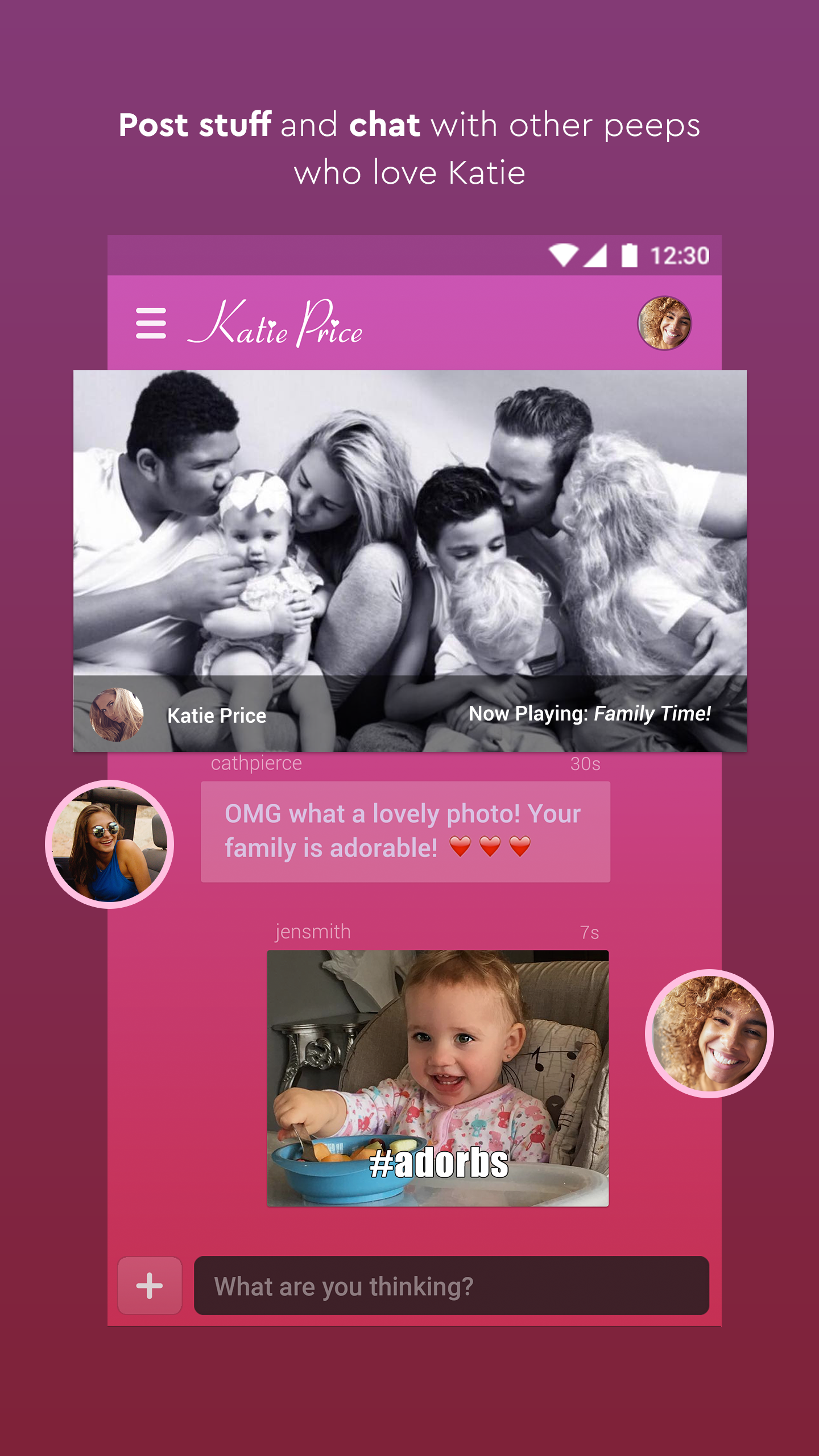 Android application Katie Price Official screenshort