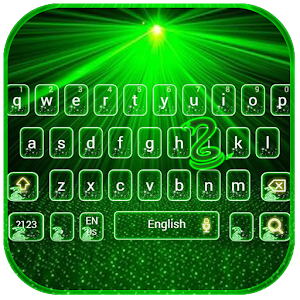 Download Green laser Keyboard Theme Neon Light For PC Windows and Mac