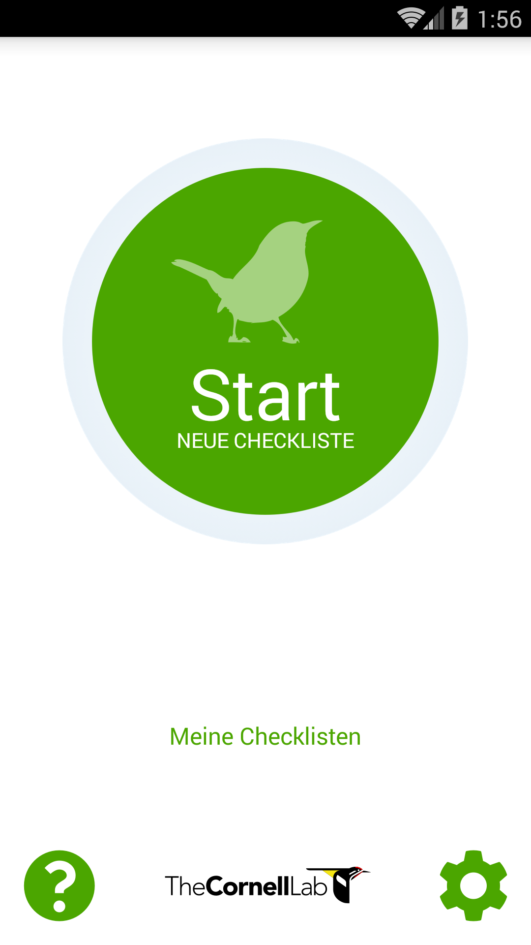 Android application eBird by Cornell Lab screenshort