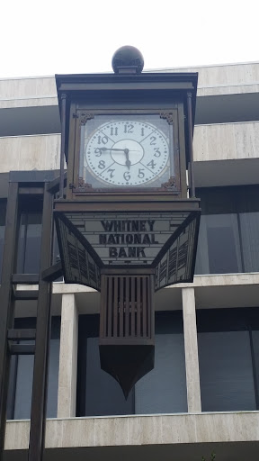 Historic Whitney Bank Clock