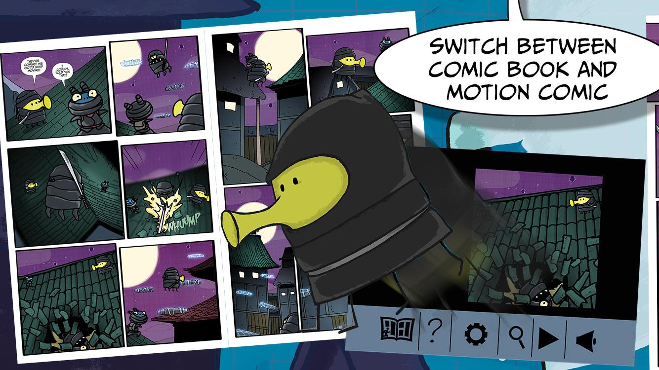 Android application Doodle Jump Motion Comics screenshort